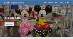 Desktop Screenshot of partypaperplace.net